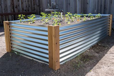 diy metal garden box|building your own garden box.